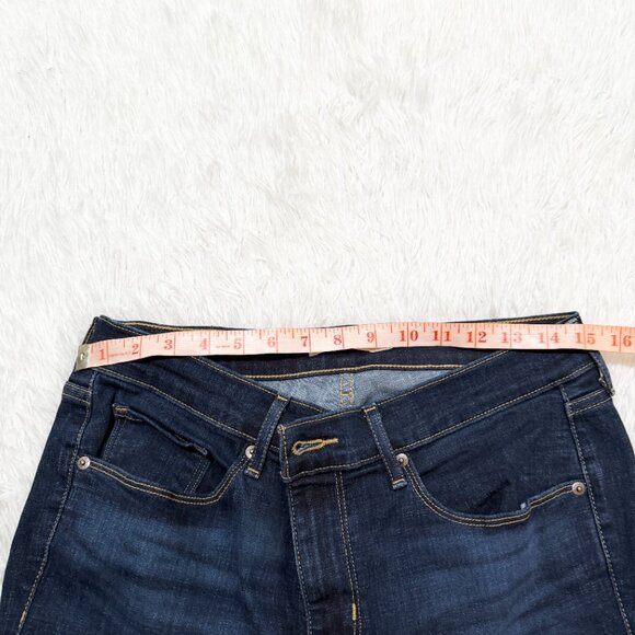 Women Levi's Classic Bootcut Denim Jeans Mid Rise in Island Rinse Size 10 - Picture 6 of 10